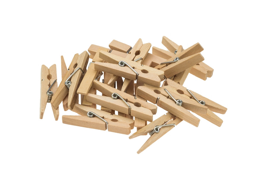 Klamerki ozdobne naturalne 4,5cm Brewis